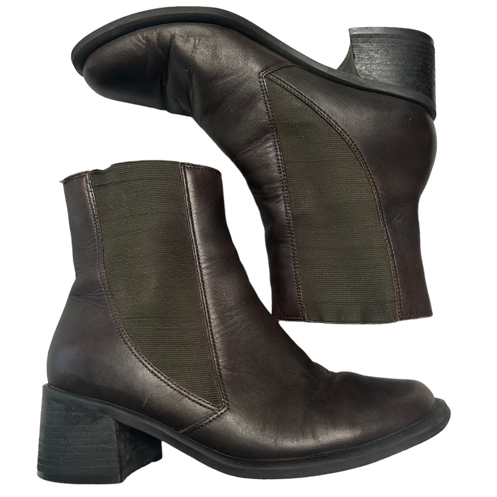 Danelle Leather Pull on Boots 9